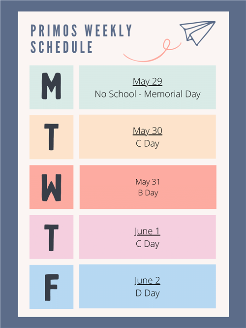 May 29 - June 2